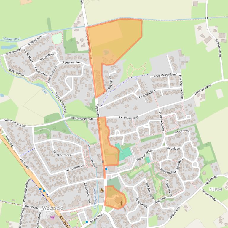 Kaart van postcodegebied 7595XB.