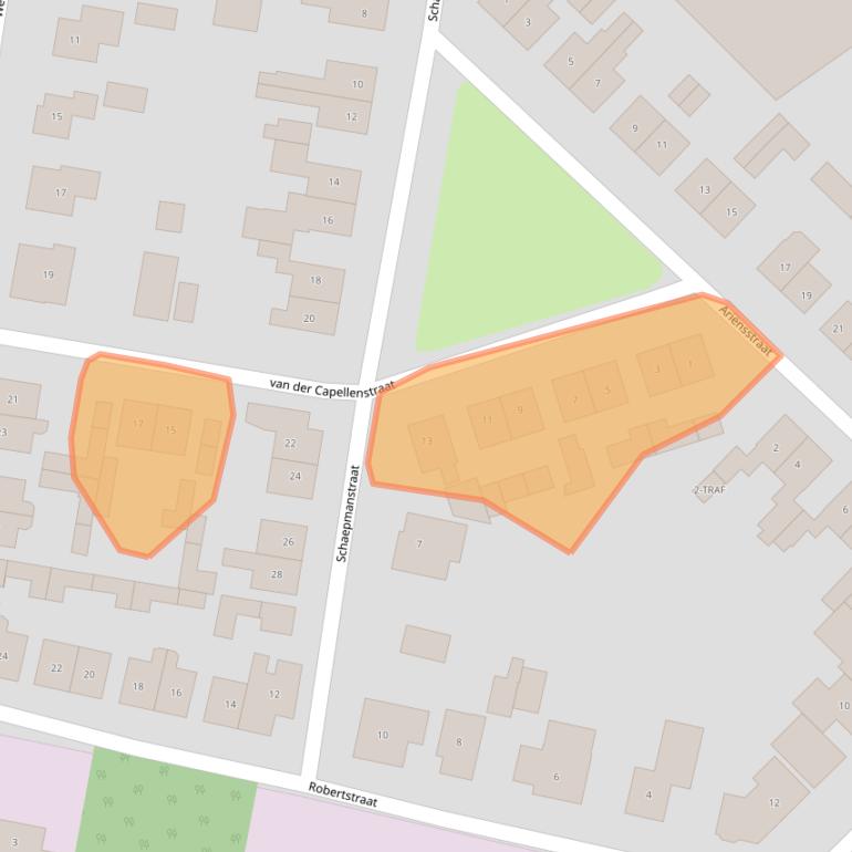 Kaart van postcodegebied 7595XG.