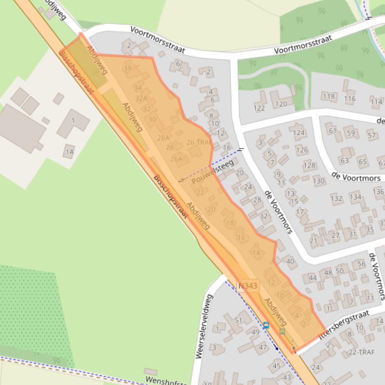 Kaart van postcodegebied 7595XN.