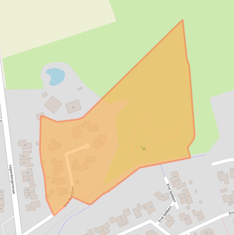 Kaart van postcodegebied 7595XR.