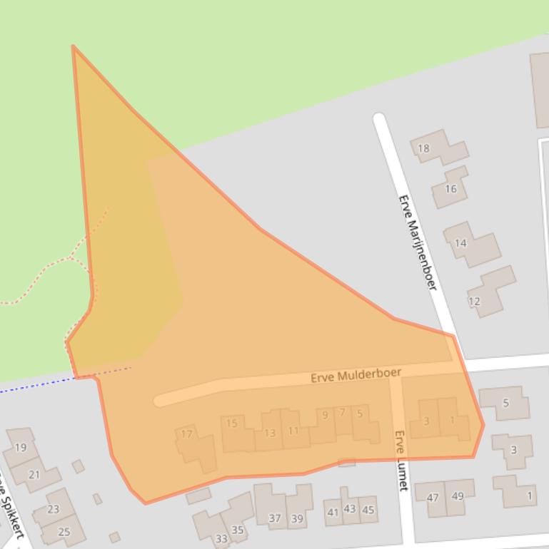 Kaart van postcodegebied 7595XT.