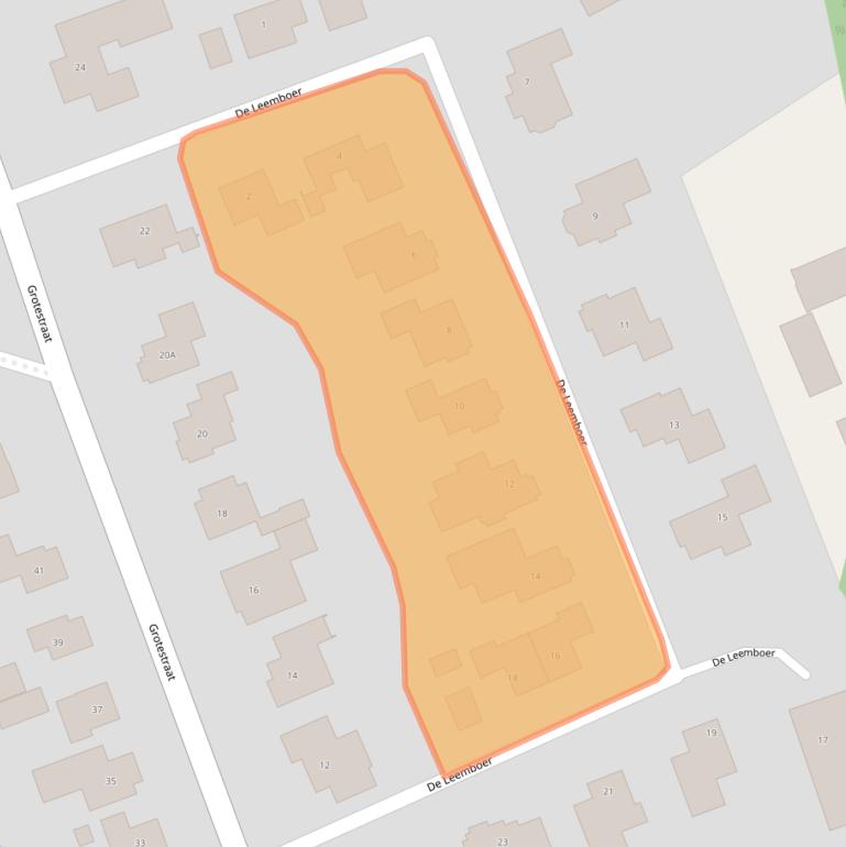 Kaart van postcodegebied 7596JC.