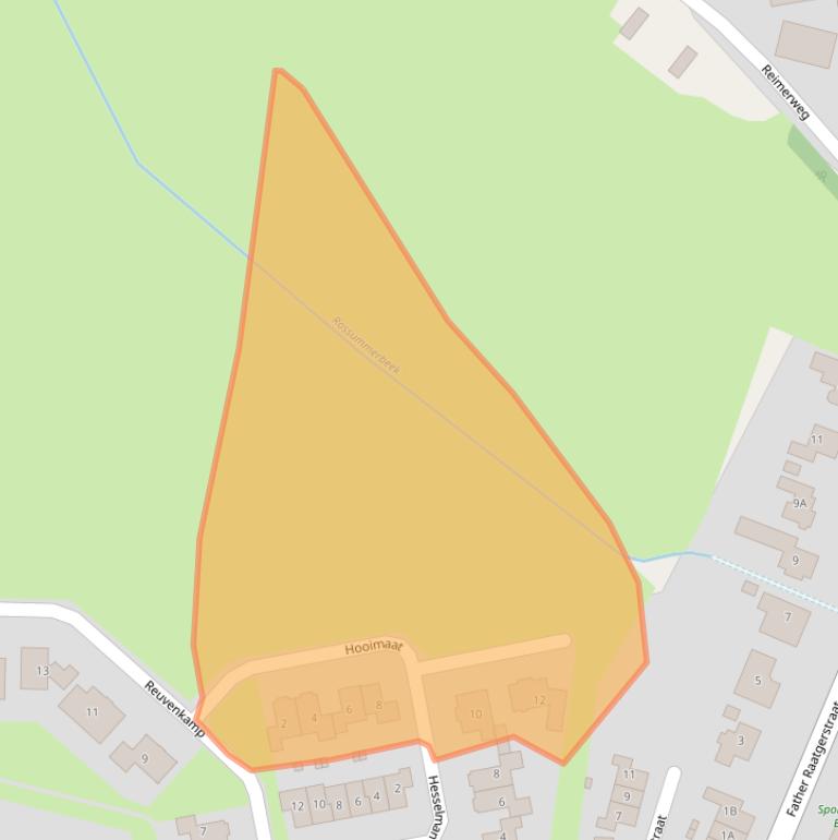 Kaart van postcodegebied 7596JG.