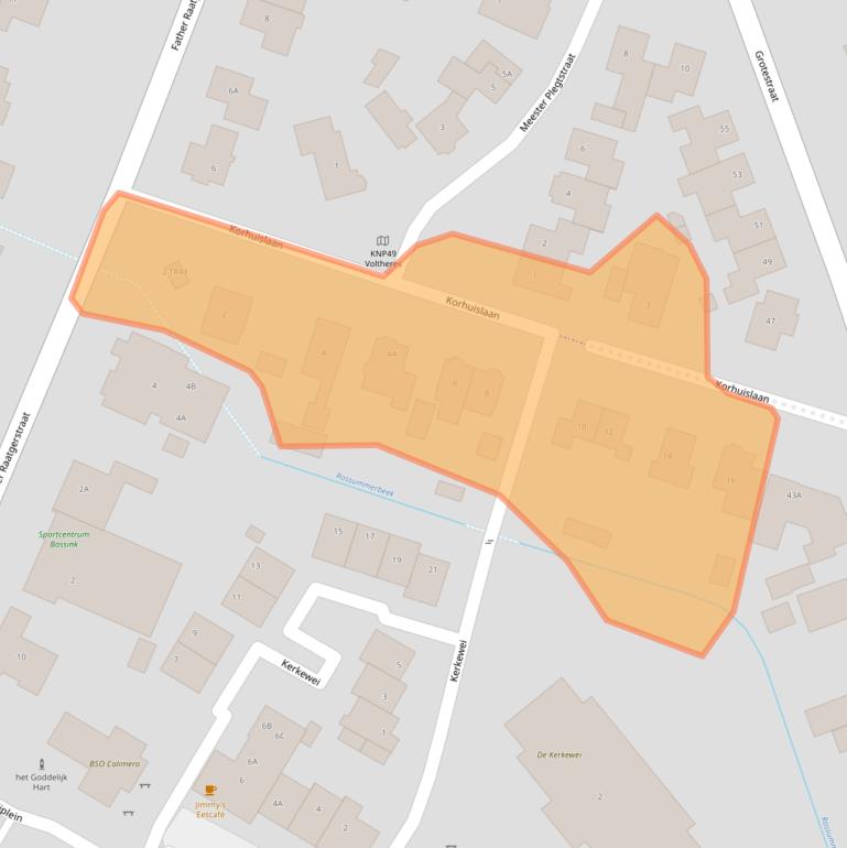 Kaart van postcodegebied 7596LJ.