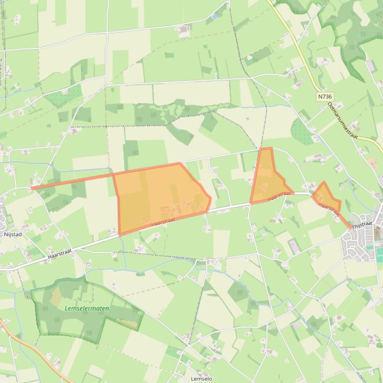 Kaart van postcodegebied 7596LM.