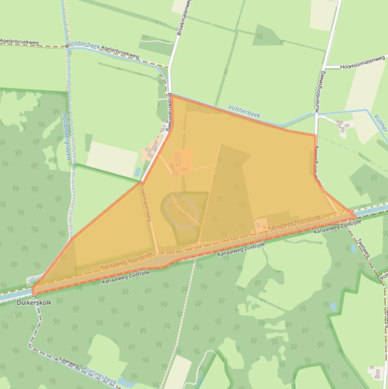 Kaart van postcodegebied 7596MA.