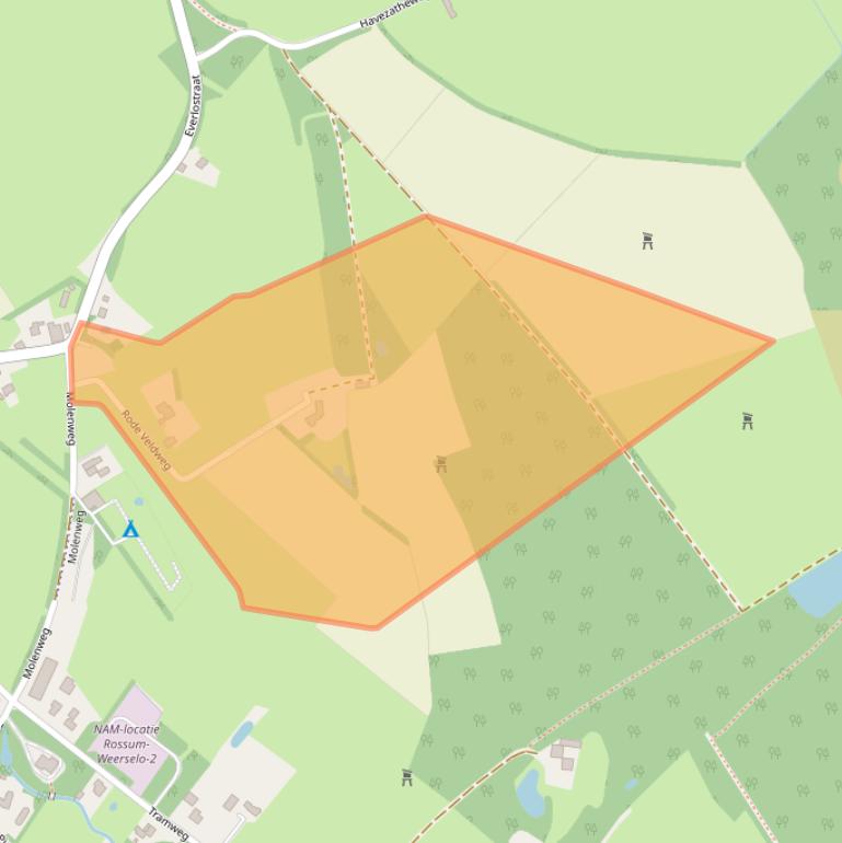 Kaart van postcodegebied 7596NB.