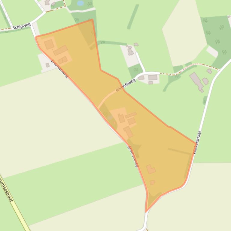 Kaart van postcodegebied 7596NJ.