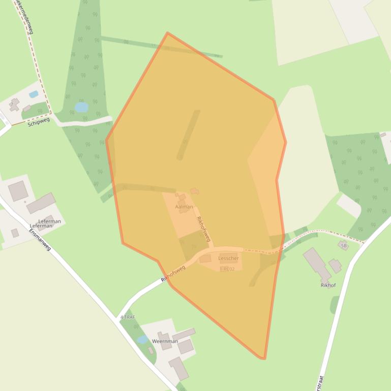 Kaart van postcodegebied 7596NM.