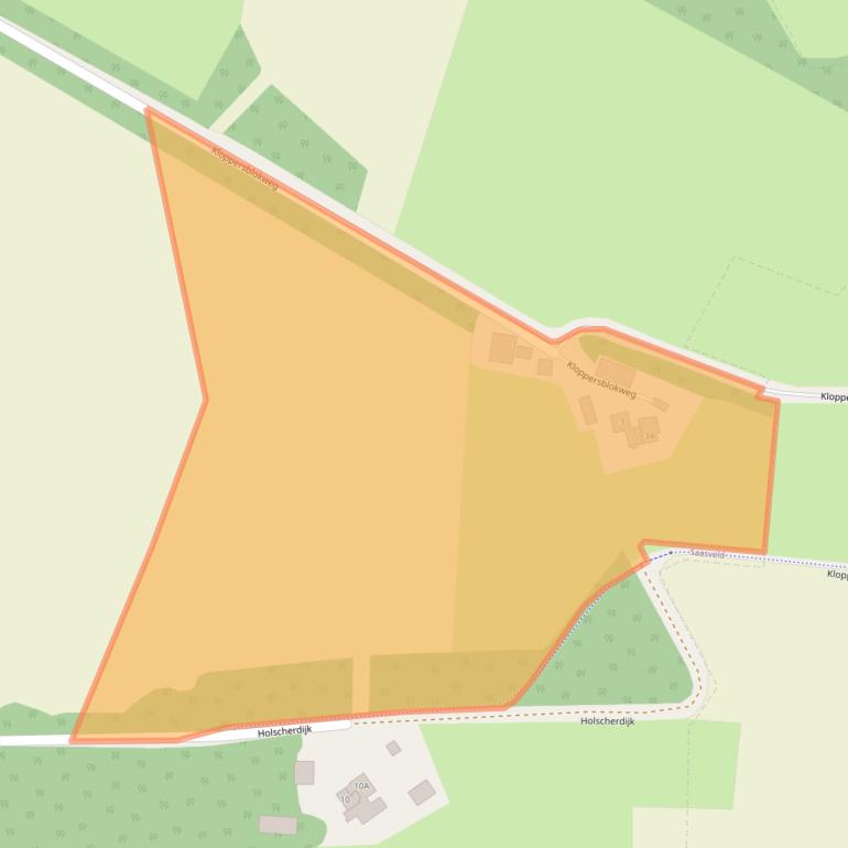 Kaart van postcodegebied 7597KB.