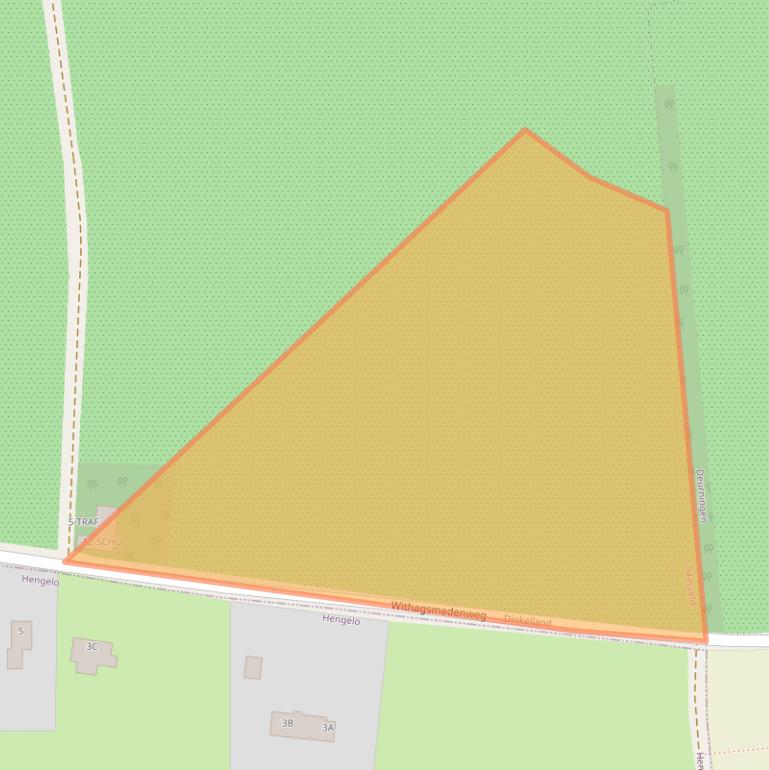 Kaart van postcodegebied 7597KM.