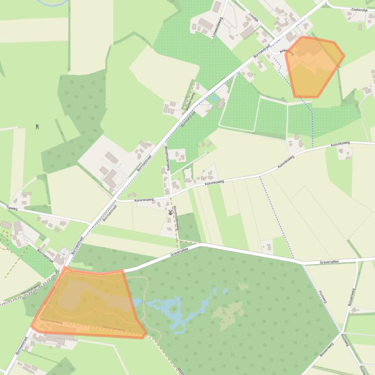 Kaart van postcodegebied 7597NK.