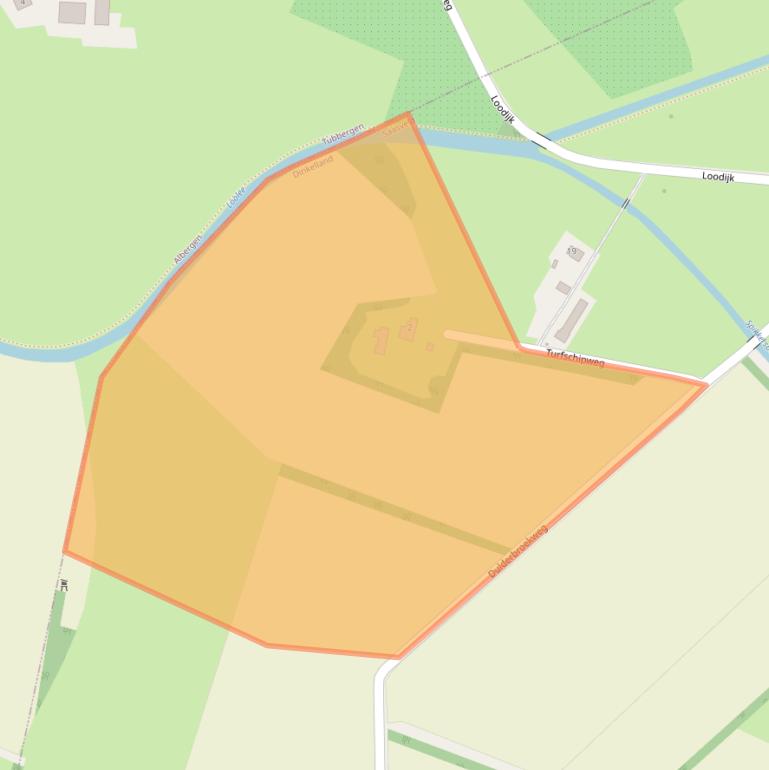 Kaart van postcodegebied 7597NN.