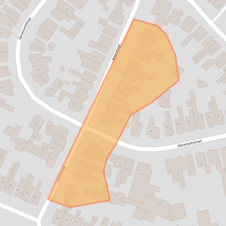Kaart van postcodegebied 7601AK.