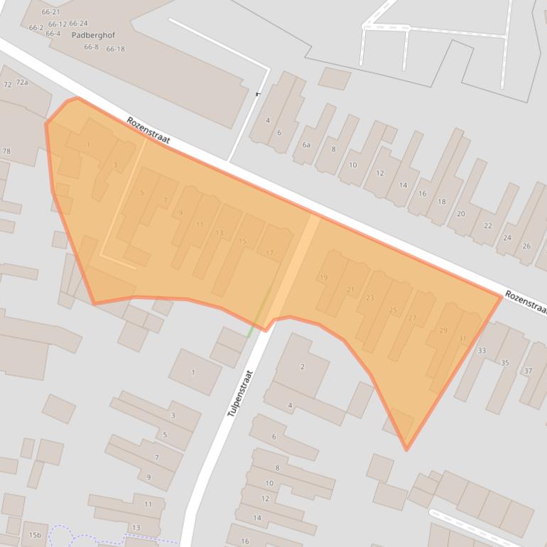 Kaart van postcodegebied 7601AL.