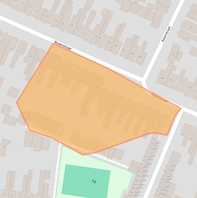 Kaart van postcodegebied 7601AM.