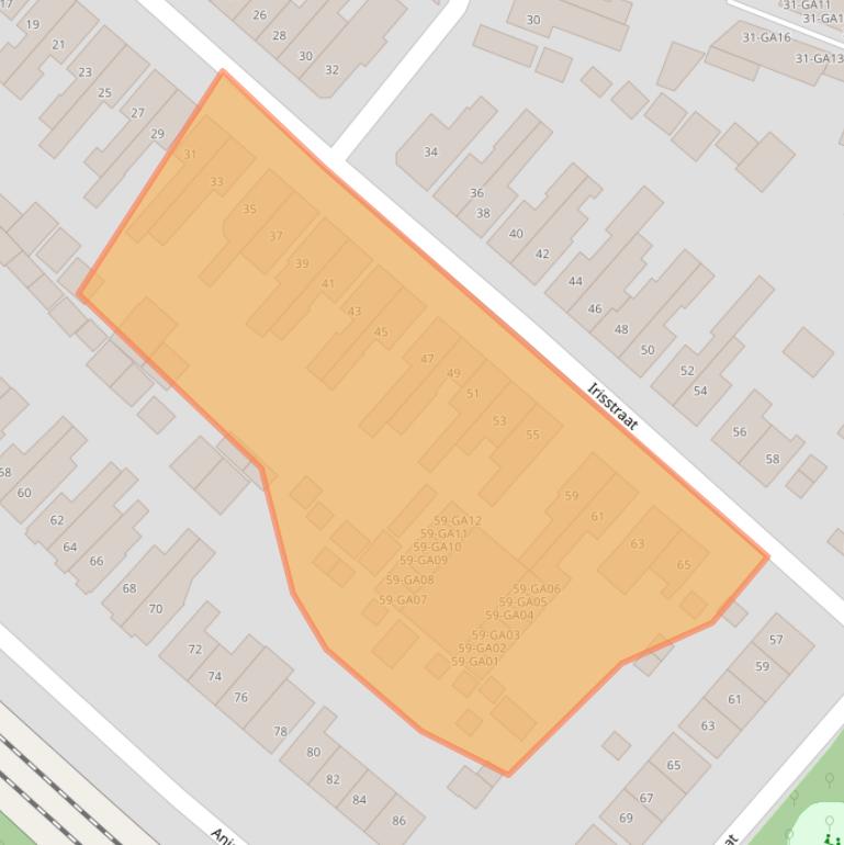 Kaart van postcodegebied 7601BP.