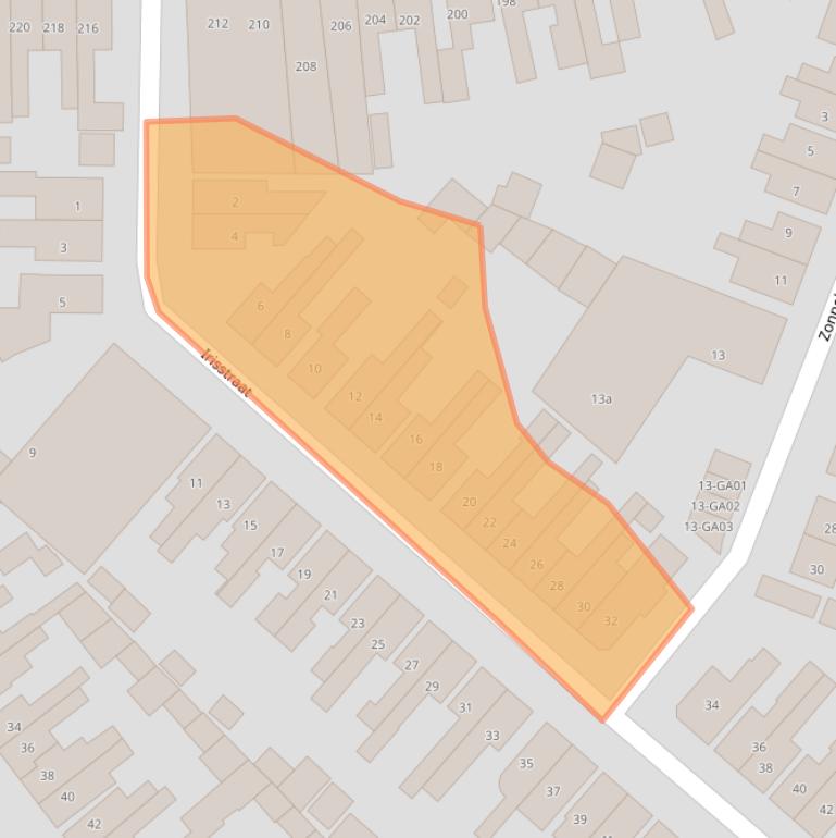 Kaart van postcodegebied 7601BR.