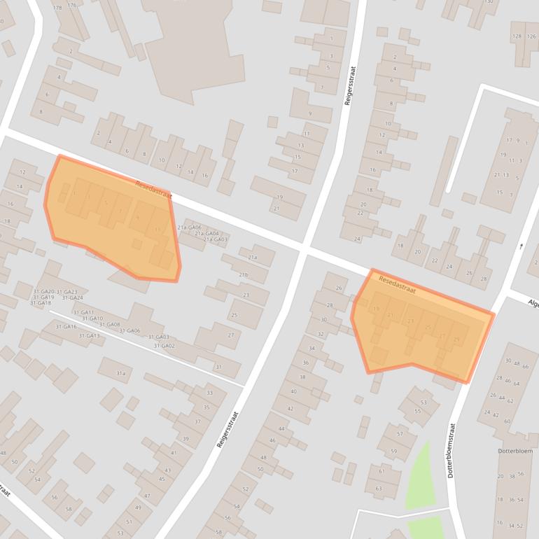 Kaart van postcodegebied 7601BW.