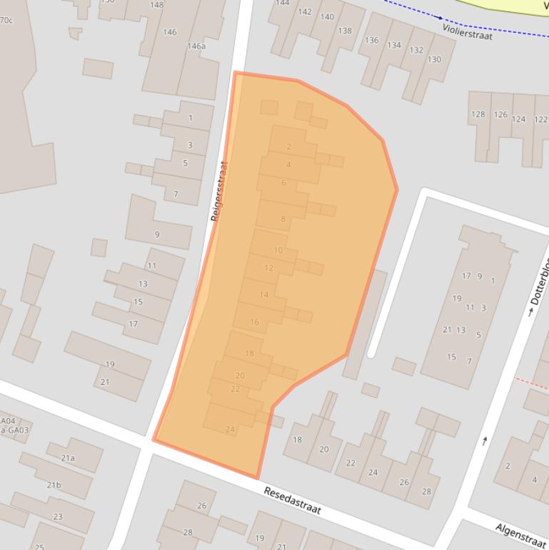 Kaart van postcodegebied 7601CD.