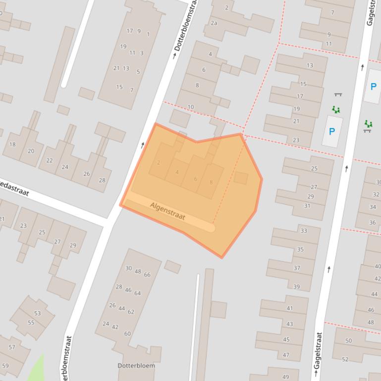 Kaart van postcodegebied 7601CK.