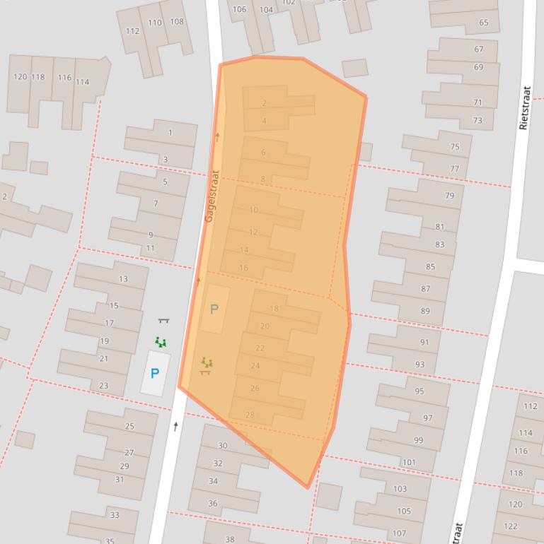 Kaart van postcodegebied 7601CN.