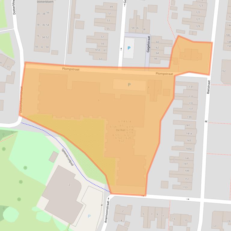 Kaart van postcodegebied 7601CR.