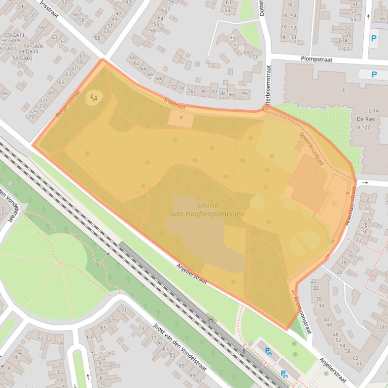 Kaart van postcodegebied 7601CT.