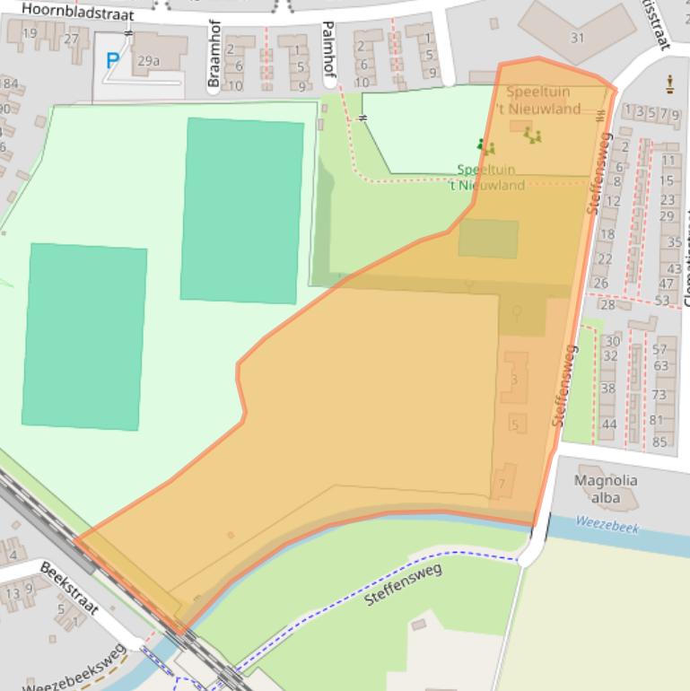 Kaart van postcodegebied 7601EA.