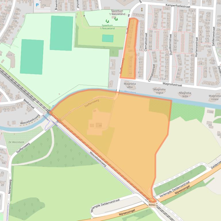 Kaart van postcodegebied 7601EB.