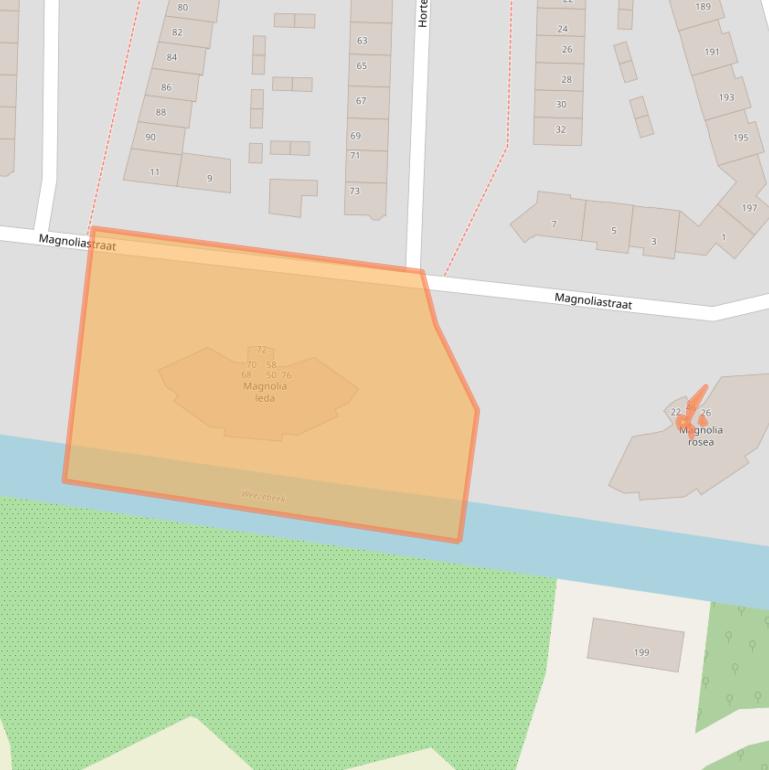 Kaart van postcodegebied 7601ED.