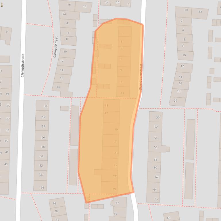 Kaart van postcodegebied 7601EM.