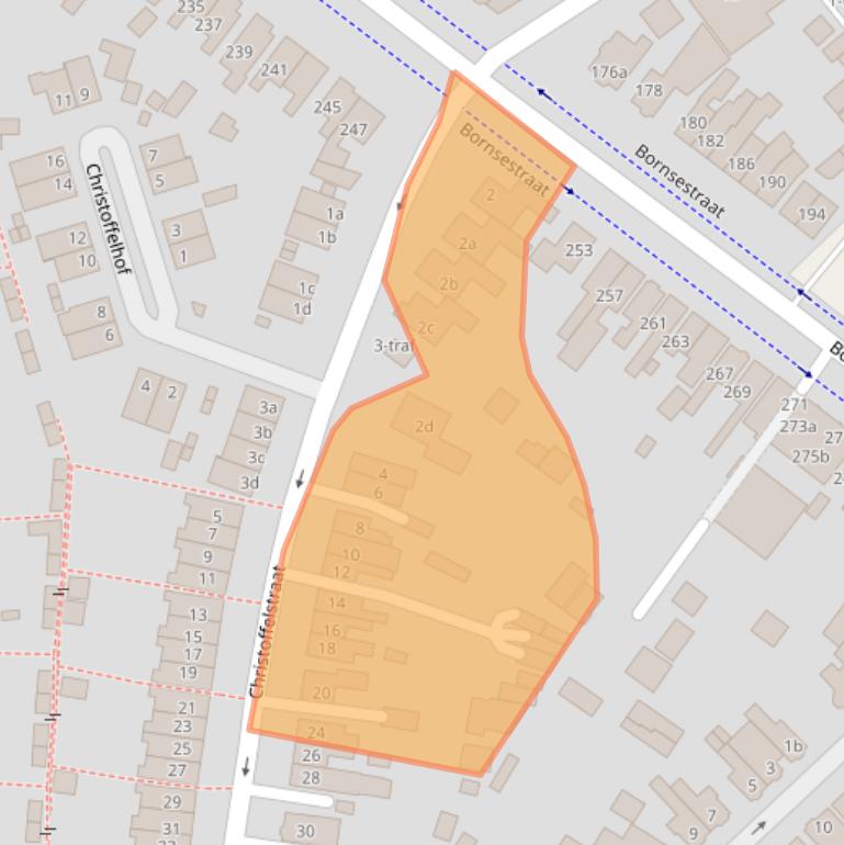 Kaart van postcodegebied 7601GD.