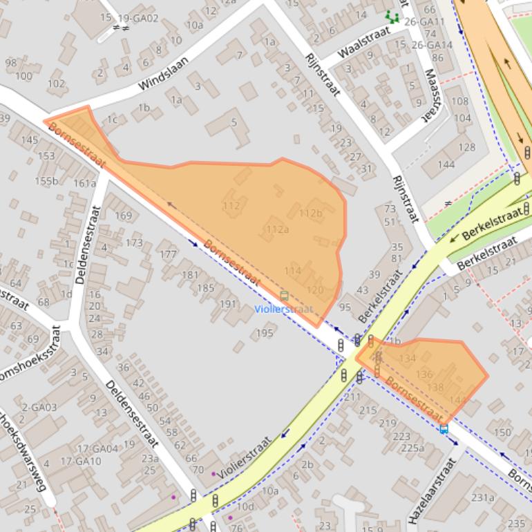 Kaart van postcodegebied 7601GK.