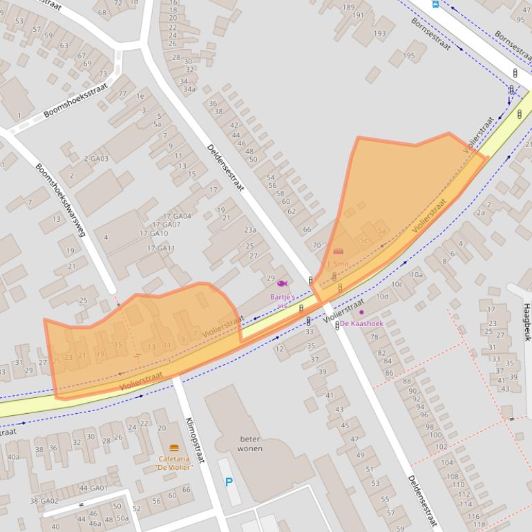 Kaart van postcodegebied 7601GN.