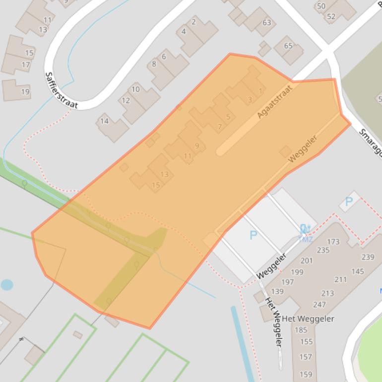 Kaart van postcodegebied 7601HD.