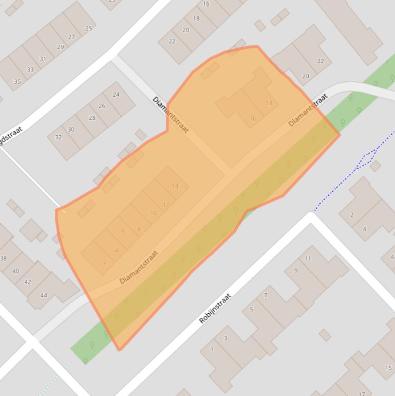 Kaart van postcodegebied 7601HL.