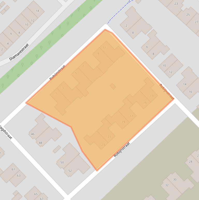 Kaart van postcodegebied 7601HM.