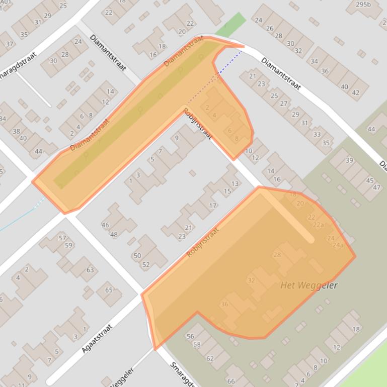 Kaart van postcodegebied 7601HN.