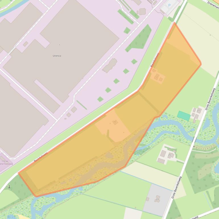 Kaart van postcodegebied 7601PM.