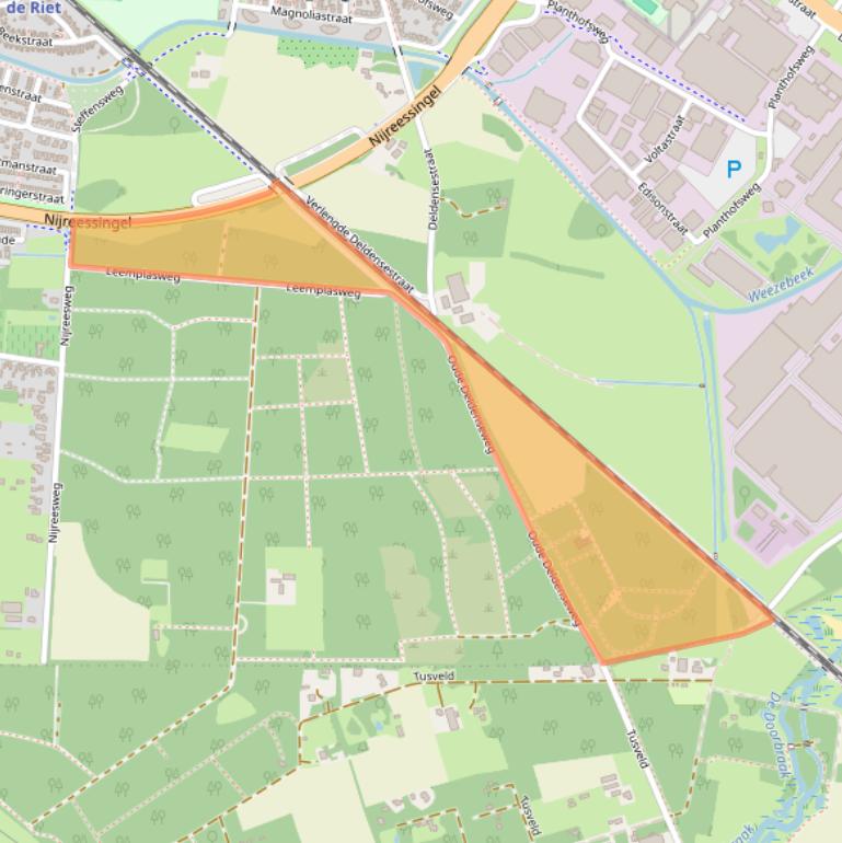 Kaart van postcodegebied 7601RJ.