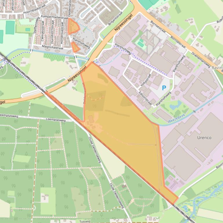 Kaart van postcodegebied 7601RK.