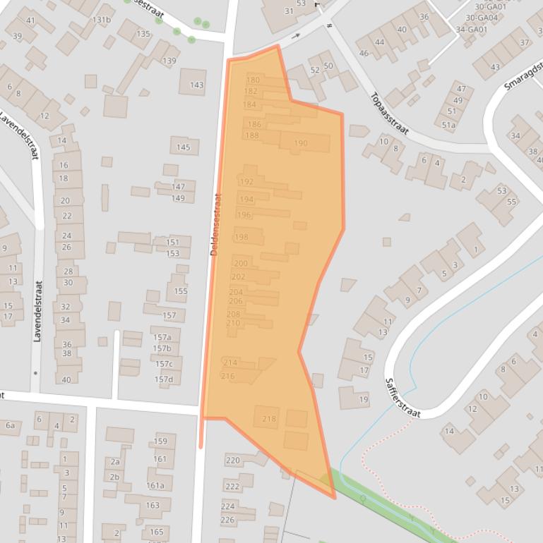 Kaart van postcodegebied 7601RL.