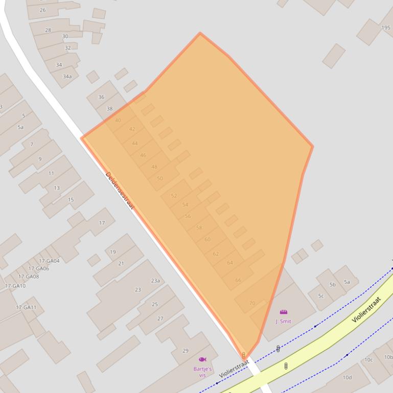 Kaart van postcodegebied 7601RR.