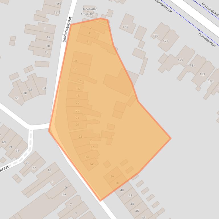 Kaart van postcodegebied 7601RS.