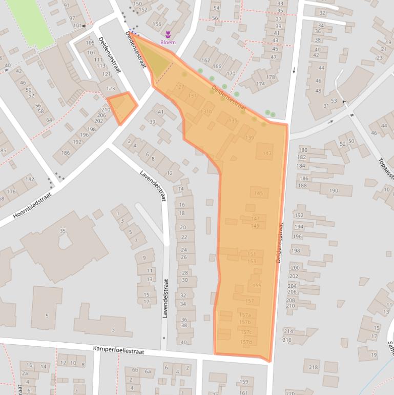 Kaart van postcodegebied 7601RV.