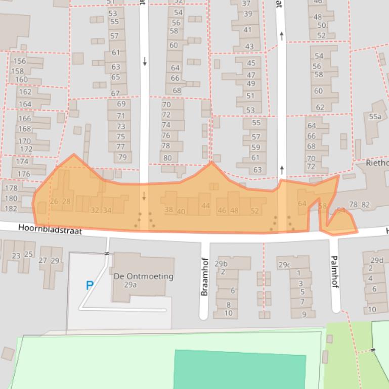 Kaart van postcodegebied 7601SX.