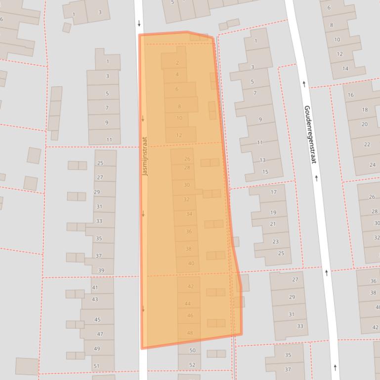 Kaart van postcodegebied 7601TP.