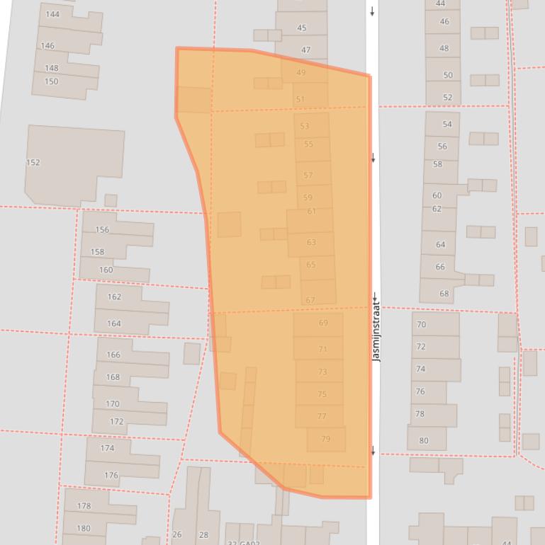 Kaart van postcodegebied 7601TR.