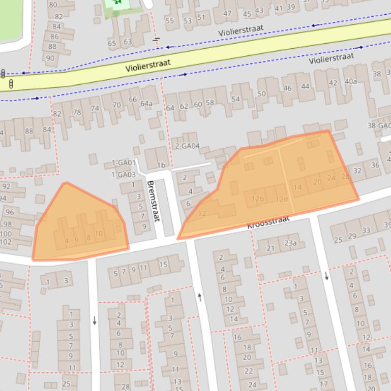 Kaart van postcodegebied 7601TV.